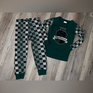 Hanna Andersson Harry Potter 2 Pc Pajamas Sz 10 Organic Cotton Long Sleeve Pants